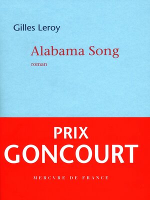 cover image of Alabama Song--Prix Goncourt